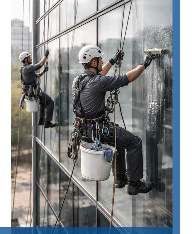 Мойка сплошного остекления в Черкесске, заказать от 306 р.| ВЫСОТНИК-Чрк