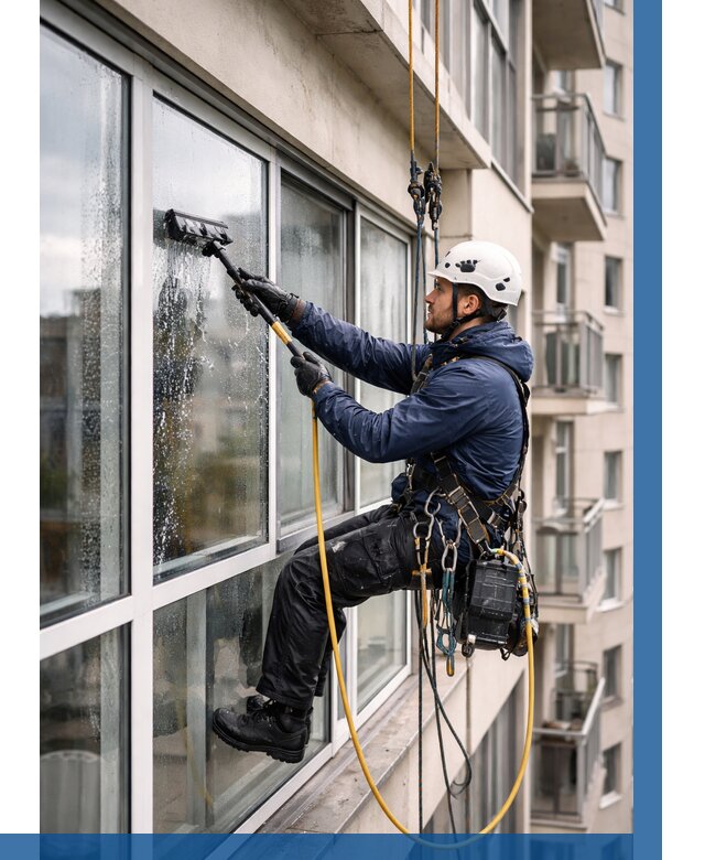 Мойка балконного остекления в Черкесске от 3569 р. | ВЫСОТНИК-Чрк