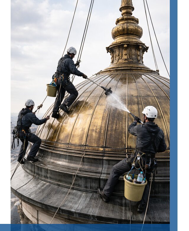 Мойка куполов и шпилей в Черкесске от 8157 р. - заказать | ВЫСОТНИК-Чрк