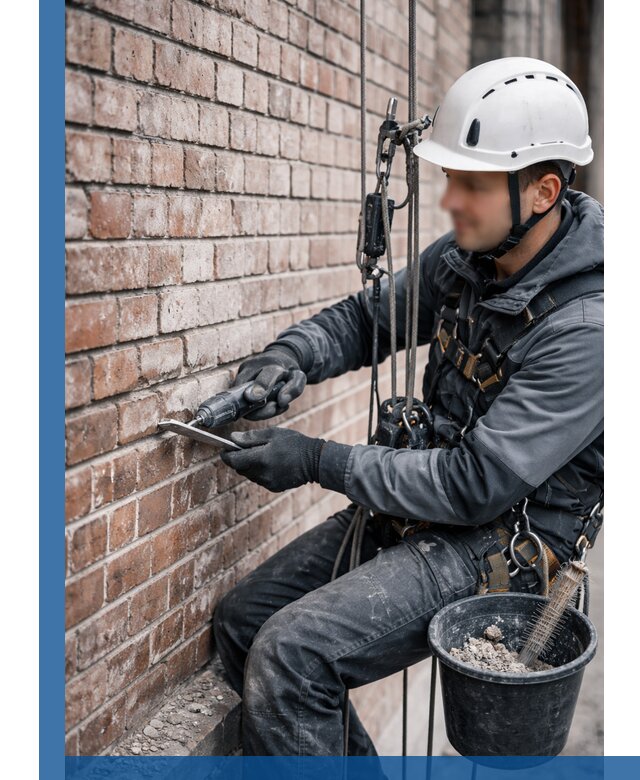 Расшивка кирпичных швов фасадов и стен, ремонт в Черкесске