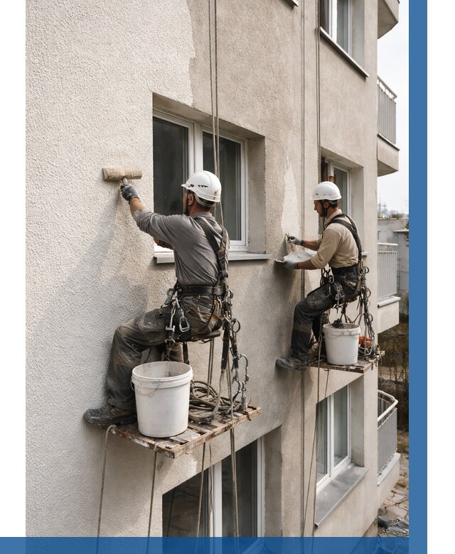 Нанесение короеда на фасад в Черкесске от 459 р. | ВЫСОТНИК-Чрк