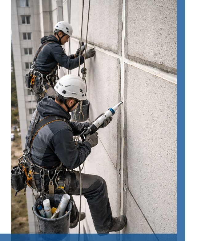 Герметизация межпанельных швов в Черкесске от 714 р. | ВЫСОТНИК-Чрк