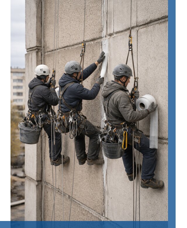 Ремонт межпанельных швов в Черкесске от 765 р. | ВЫСОТНИК-Чрк