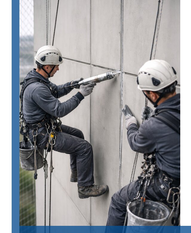 Первичная герметизация швов фасадов и кровель в Черкесске