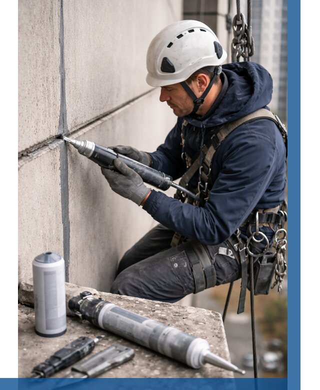 Вторичная герметизация швов в Черкесске от 459 р. | ВЫСОТНИК-Чрк