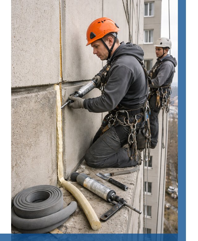 Теплый шов межпанельные швы в Черкесске от 714 р. | ВЫСОТНИК-Чрк