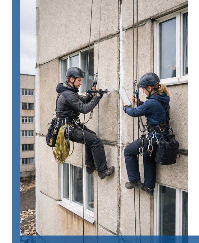 Герметизация межпанельных швов тёплым швом в Черкесске