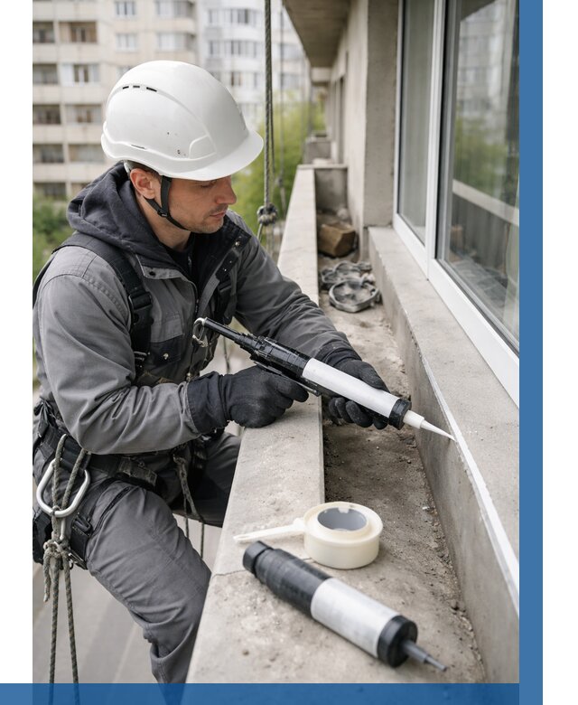 Герметизация швов лоджии в Черкесске от 4588 р. | ВЫСОТНИК-Чрк