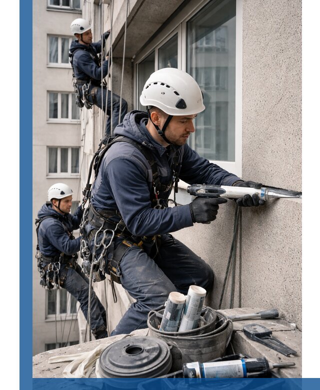 Герметизация швов лоджии в Черкесске профессионально и надежно