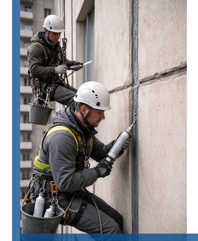 Герметизация деформационных швов фасада в Черкесске качественно