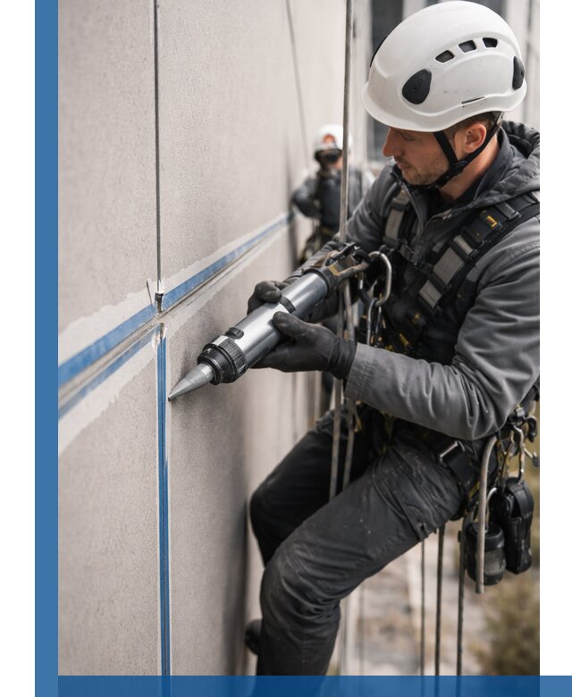 Герметизация стыков фасадных панелей в Черкесске качественно и быстро