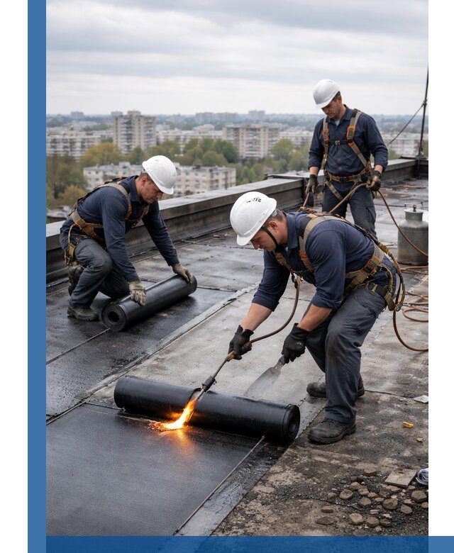 Ремонт наплавляемой кровли в Черкесске качественно и надежно