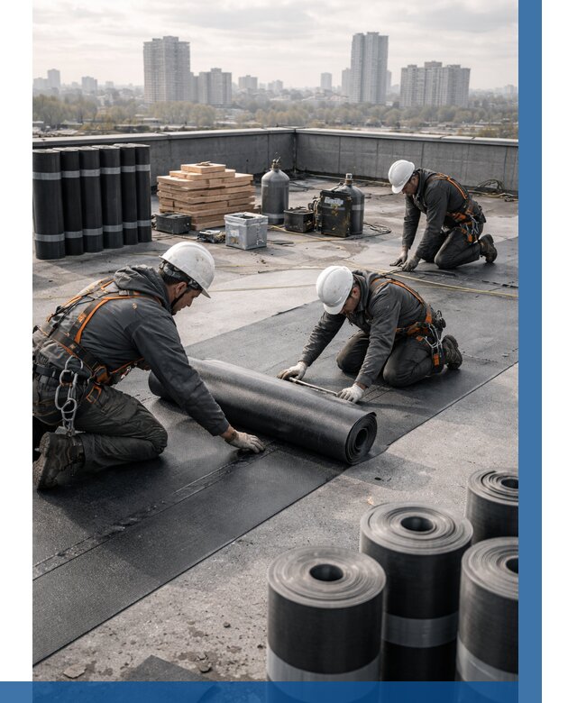 Монтаж мягкой кровли под ключ в Черкесске от 459 р. | ВЫСОТНИК-Чрк