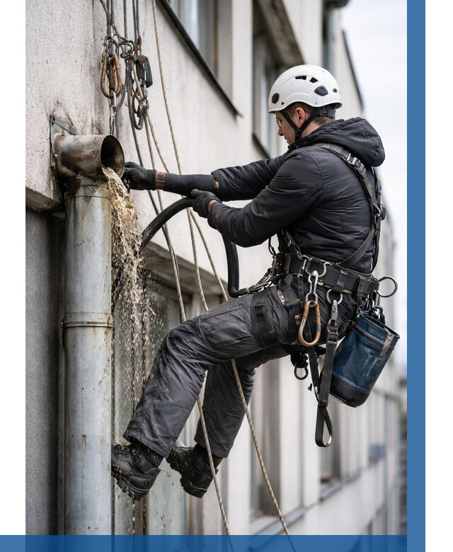 Прочистка водосточных труб в Черкесске от 3569 р. | ВЫСОТНИК-Чрк