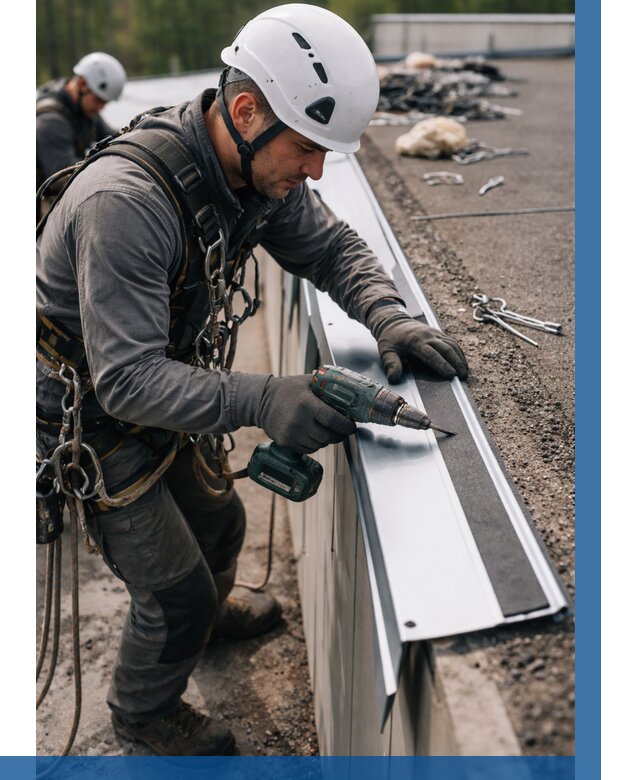 Монтаж капельника на кровле в Черкесске от 306 р. | ВЫСОТНИК-Чрк