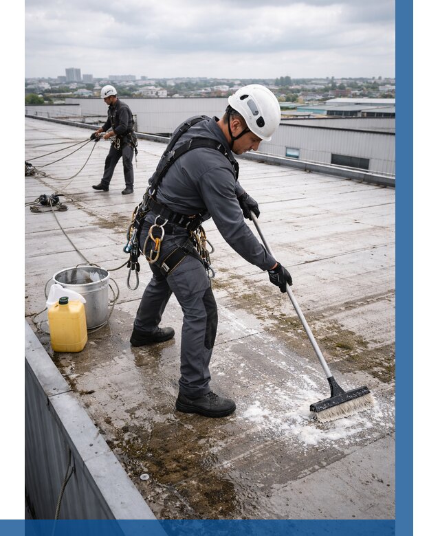 Очистка крыши по графику в Черкесске от 7647 р. | ВЫСОТНИК-Чрк