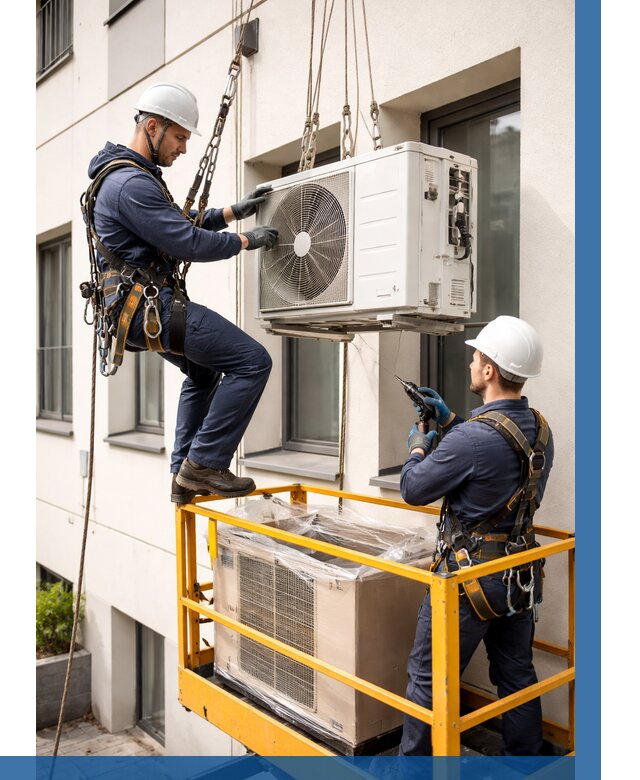 Демонтаж внешнего блока кондиционера в Черкесске от 3569 р. | ВЫСОТНИК-Чрк