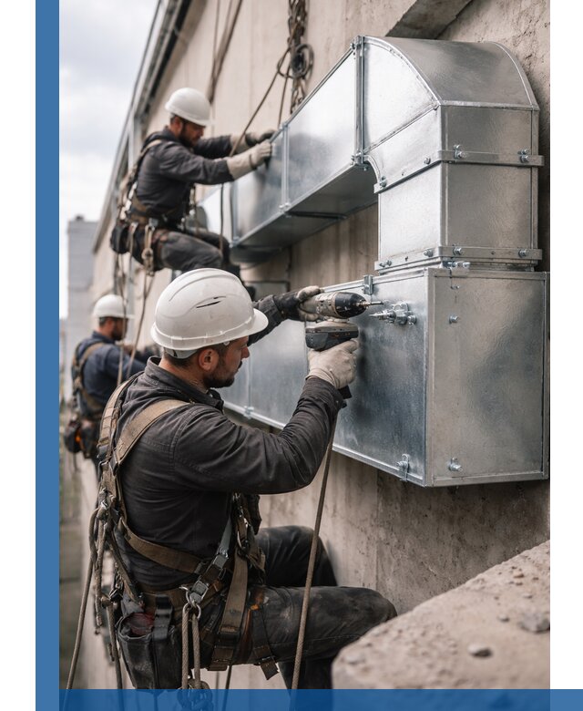 Профессиональный монтаж вентиляционных коробов в Черкесске под ключ