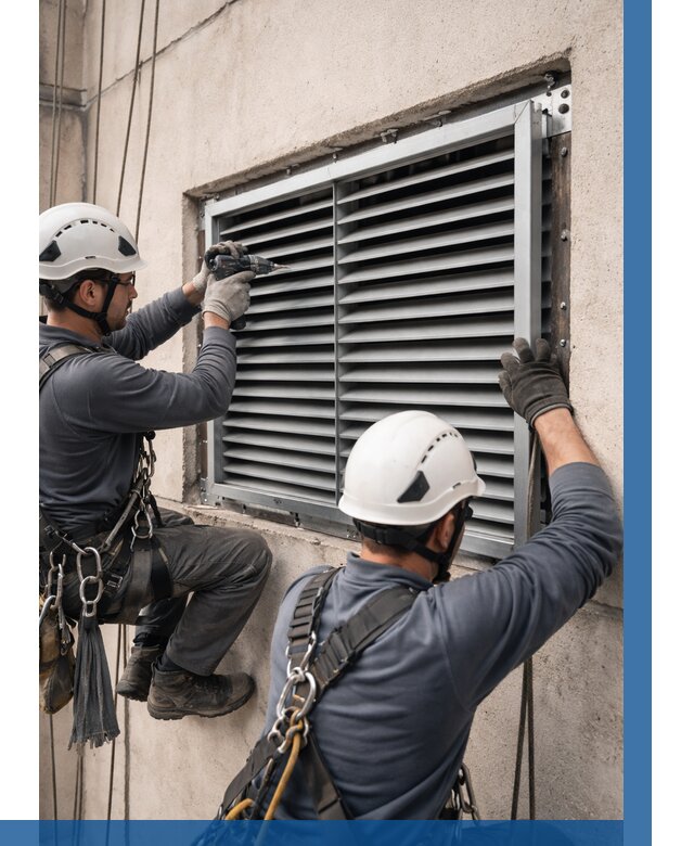 Монтаж вентиляционных решеток в Черкесске от 4588 р. | ВЫСОТНИК-Чрк