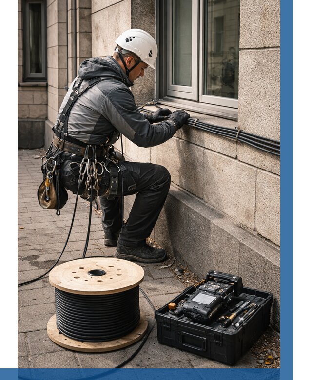 Прокладка оптоволоконного кабеля в Черкесске от 816 р. | ВЫСОТНИК-Чрк