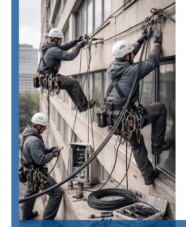 Прокладка оптоволоконного кабеля в Черкесске под ключ с тестированием