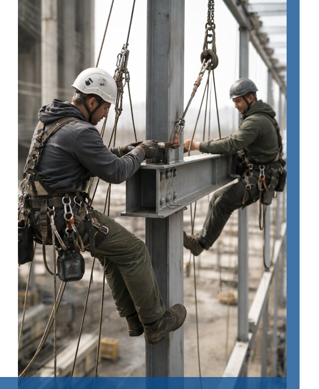 Монтаж металлоконструкций на высоте в Черкесске от 3569 р. | ВЫСОТНИК-Чрк