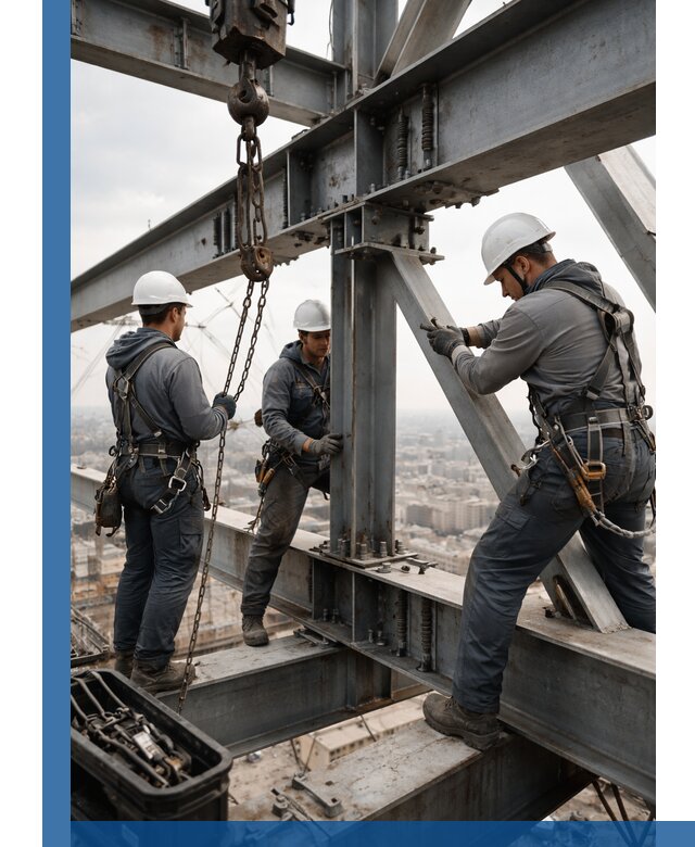 Профессиональный монтаж металлоконструкций на высоте в Черкесске