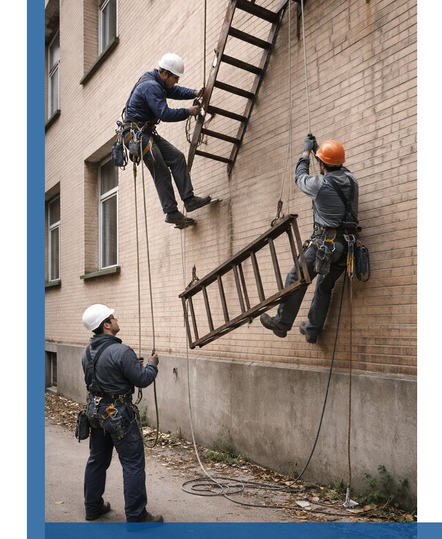 Демонтаж пожарной лестницы в Черкесске быстро и безопасно
