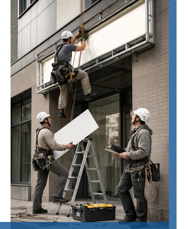 Монтаж светового короба в Черкесске от 6627 р. | ВЫСОТНИК-Чрк