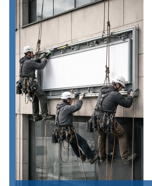 Профессиональный монтаж светового короба под ключ в Черкесске