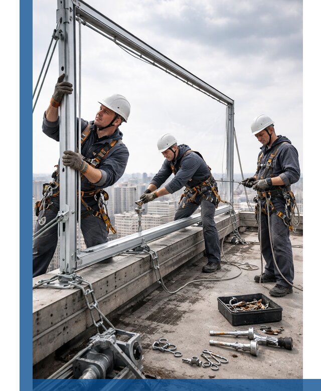 Монтаж крышных рекламных конструкций под ключ в Черкесске