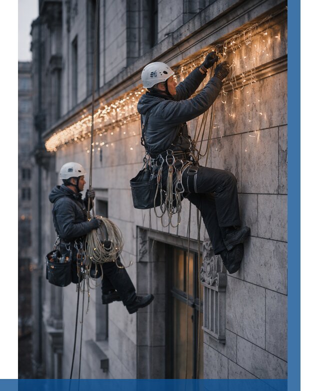 Монтаж новогодней иллюминации в Черкесске от 8667 р. | ВЫСОТНИК-Чрк