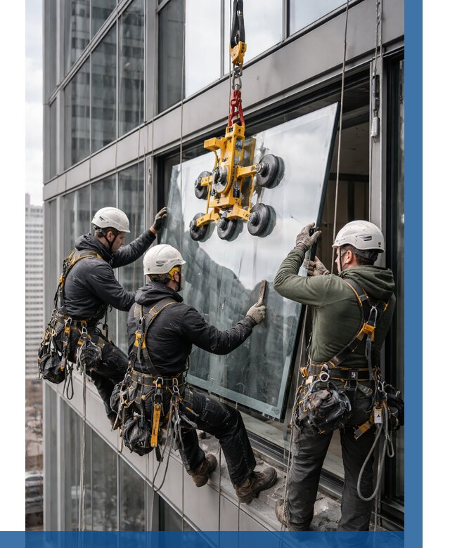 Фасадное остекление зданий под ключ в Черкесске от 10196 р. | ВЫСОТНИК-Чрк