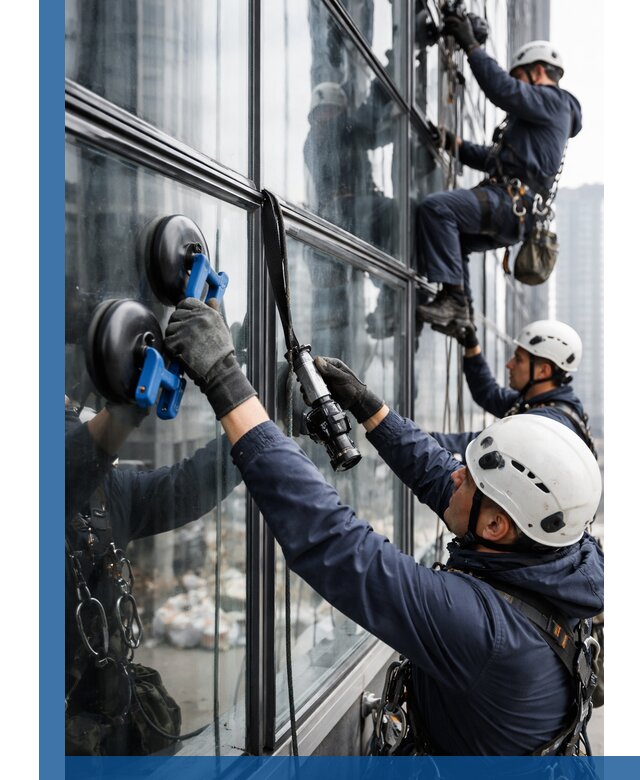 Радиусное остекление фасадов под ключ в Черкесске с гарантиями