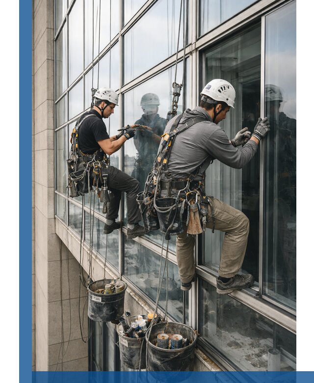 Ремонт витражных конструкций и фасадного остекления в Черкесске