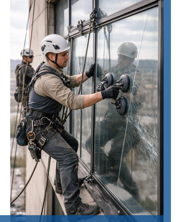 Замена стекла в витраже в Черкесске под ключ от 8667 р. | ВЫСОТНИК-Чрк