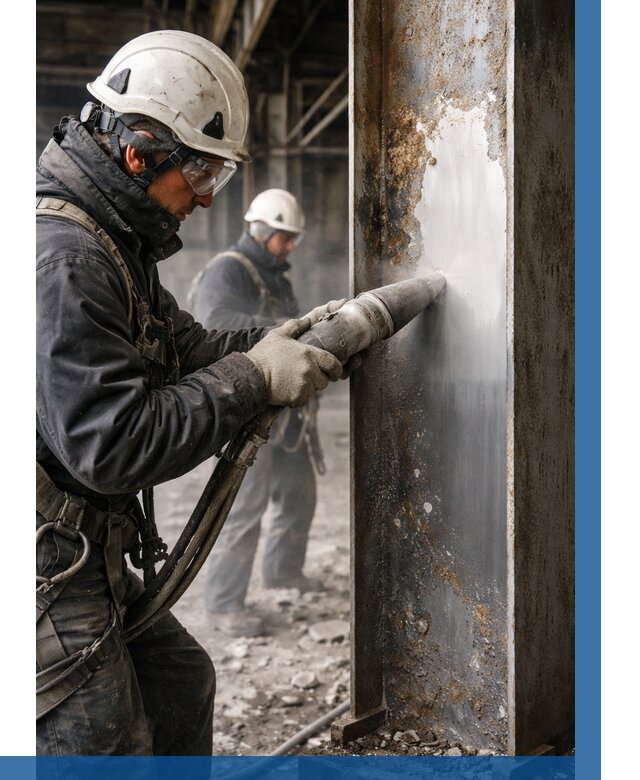 Удаление старой краски с металла в Черкесске от 459 р. | ВЫСОТНИК-Чрк