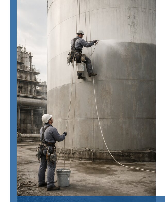 Покраска стальных резервуаров и емкостей в Черкесске профессионально