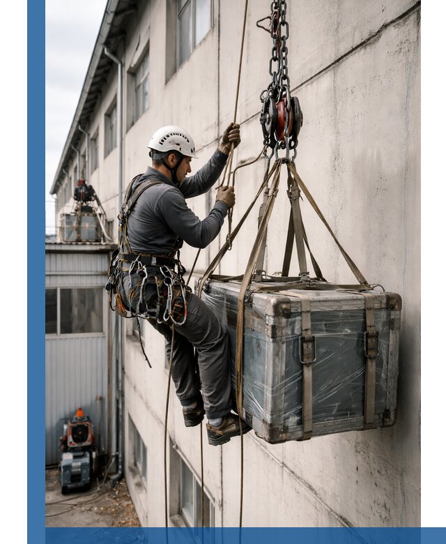 Подъем грузов на высоту в Черкесске для промышленных объектов