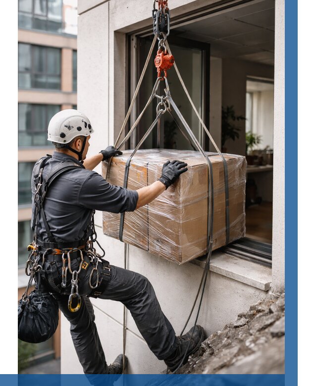 Подъем груза через окно в Черкесске от 4588 р. | ВЫСОТНИК-Чрк