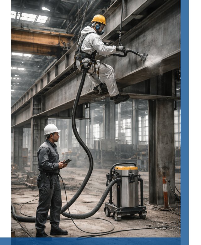 Обеспыливание конструкций в цехе в Черкесске от 4282 р. | ВЫСОТНИК-Чрк