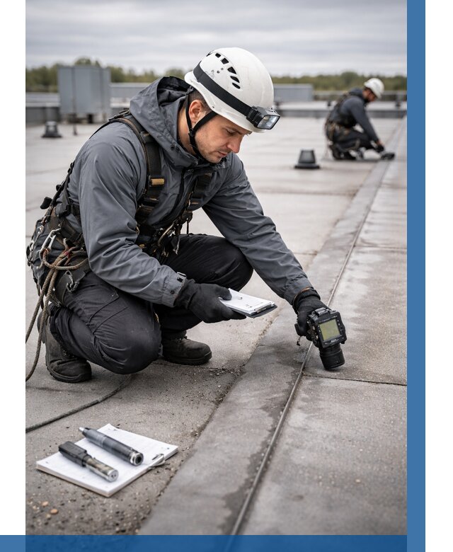 Обследование кровли на протечки в Черкесске от 4588 р. | ВЫСОТНИК-Чрк