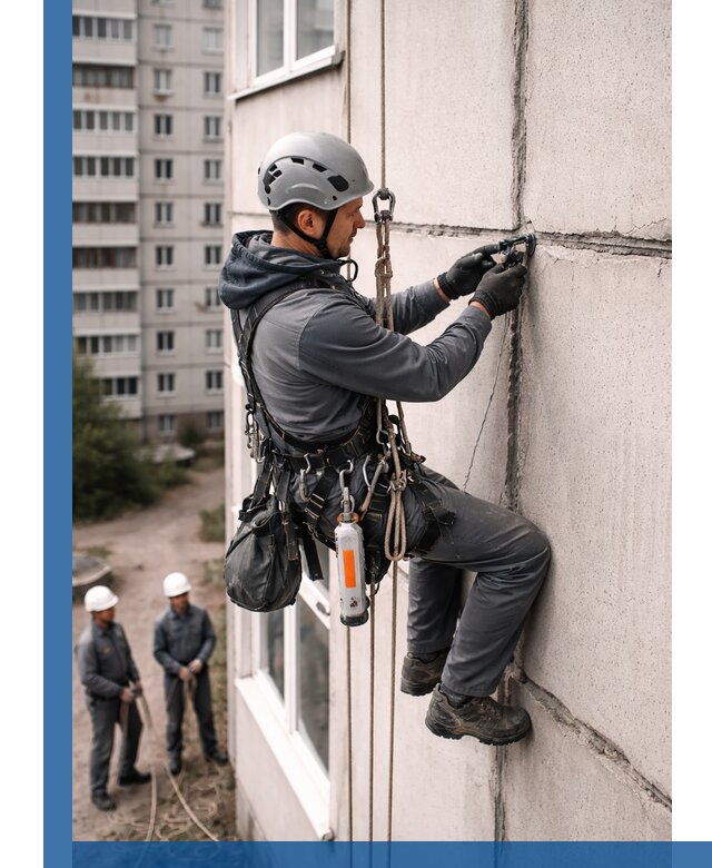 Обследование межпанельных швов и герметизация в Черкесске